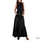 Jupe élégante inspirée des années 50, taille plus