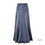 Modèle de jupe années 50, grande taille tendance