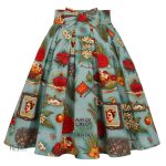 Jupe vintage à volants, charmante et féminine