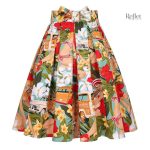 Jupe à pois années 50, tendance rétro
