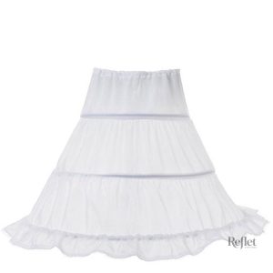 Jupe blanche années 60, style rétro et élégant