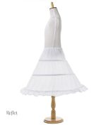 Jupe vintage blanc, silhouette A-line des années 60