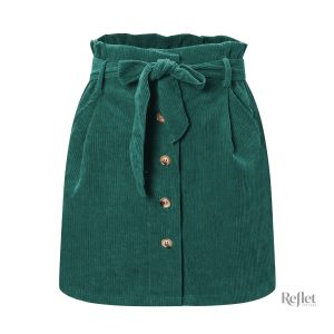 Jupe années 80 avec nœud, style vintage chic