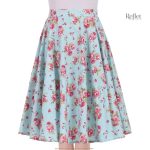 Jupe rétro à taille haute, style années 60