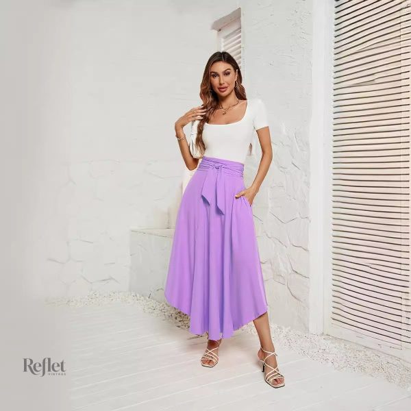 Style jupe corolle, tendance vintage des années 50
