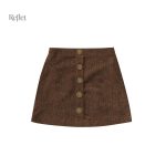 Jupe courte mode années 80 en tissu coloré