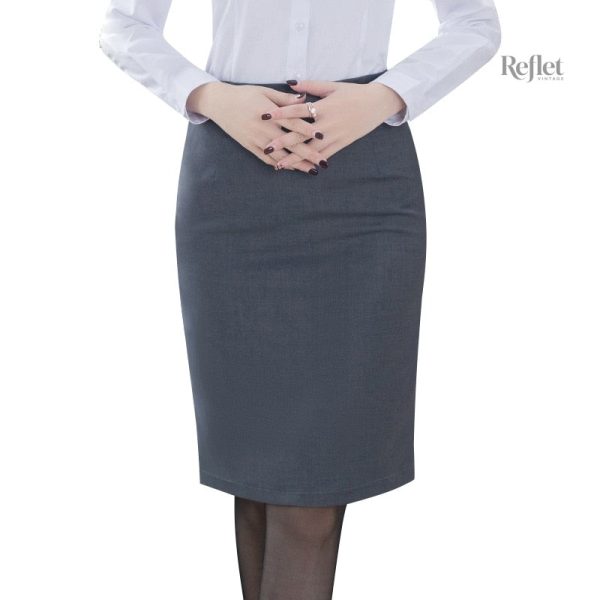 Jupe crayon taille haute, style rétro des années 50
