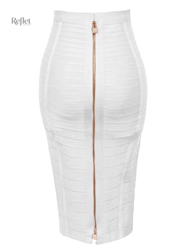 Jupe crayon femme, style années 70