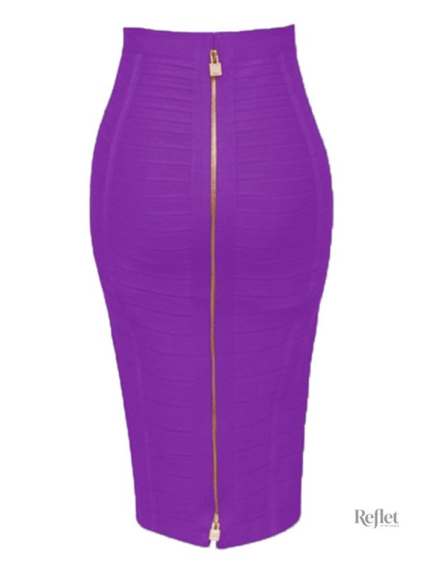 Jupe crayon tendance, esprit rétro