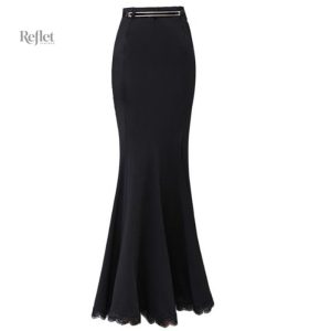 Jupe crayon vintage taille haute élégante et féminine