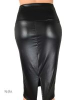 Jupe classique en cuir, style des années 70