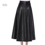 Jupe en cuir vintage élégante et intemporelle