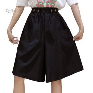 Style vintage de jupe culotte confortable