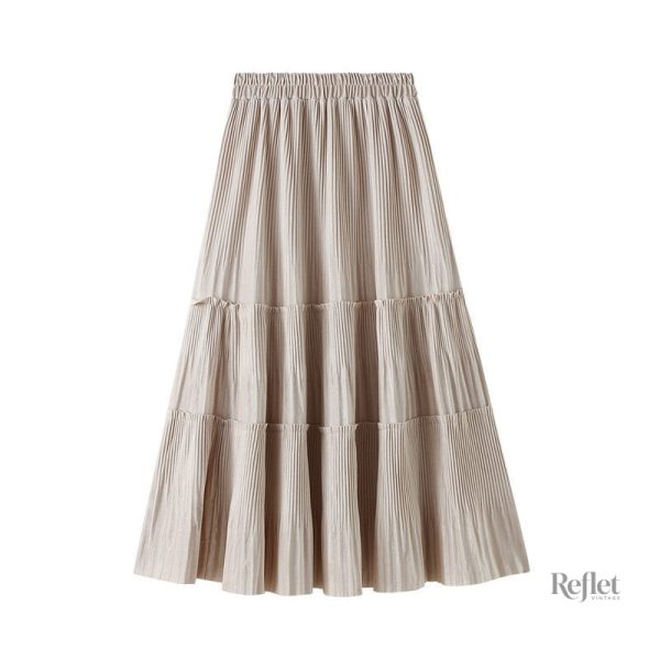 Jupe années 60 à motifs floraux, tendance rétro chic