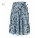 Jupe femme années 60 à imprimé floral