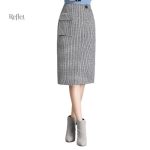 Jupe droite vintage en style classique