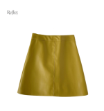 Jupe en cuir, mode vintage, tendance authentique