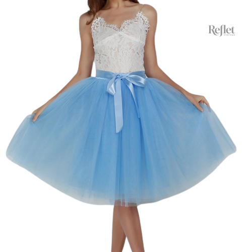 jupe-en-tulle-annee-80-1 Jupe tulle années 80, style rétro et chic