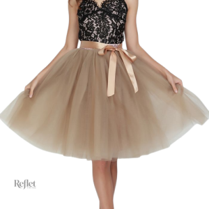 Jupe en tulle, design classique des années 80