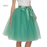 Jupe en tulle colorée, look tendance années 80
