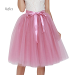 Style rétro avec jupe en tulle, esprit années 80