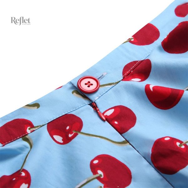 Jupe femme années 50 avec taille haute flatteuse
