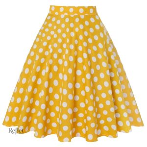 Jupe Fille Pois Années 60