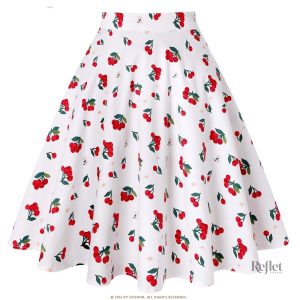 Jupe courte à pois pour enfant