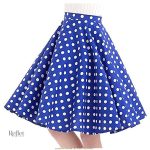 Mode années 60 : jupe à pois fille