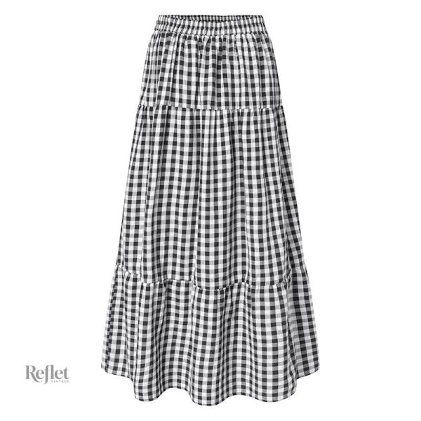Jupe à motifs rétro, idéale pour un look enfantin chic
