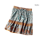 Jupe fleuri année 60, style rétro et coloré