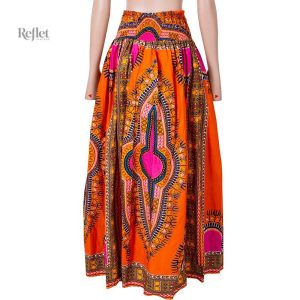 Variation de jupe vintage indienne avec motifs originaux et élégants