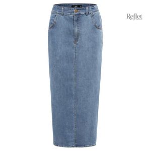 Jupe en denim au style rétro