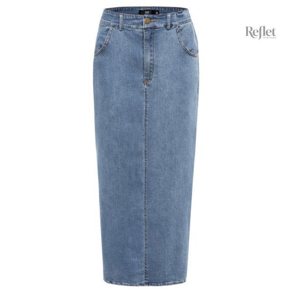 Jupe en denim au style rétro