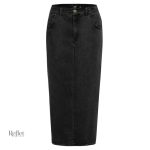 Jupe vintage en jean bleu