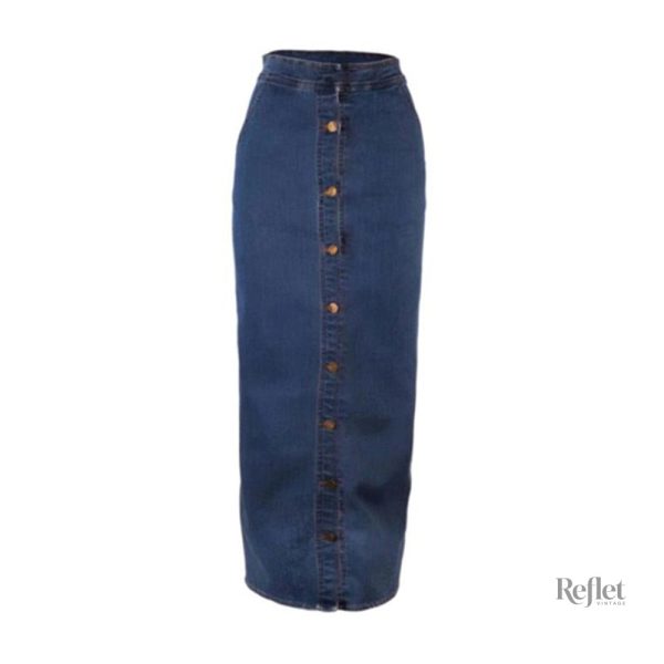 Jupe courte en denim classique
