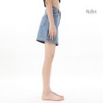 Jupe en jean avec coupe vintage des années 80