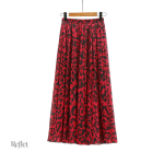 Mode années 70, jupe à motifs léopard élégant