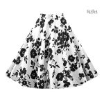 Jupe midi style années 50, élégance intemporelle