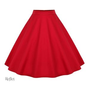 Jupe longue classique des années 50, à la mode