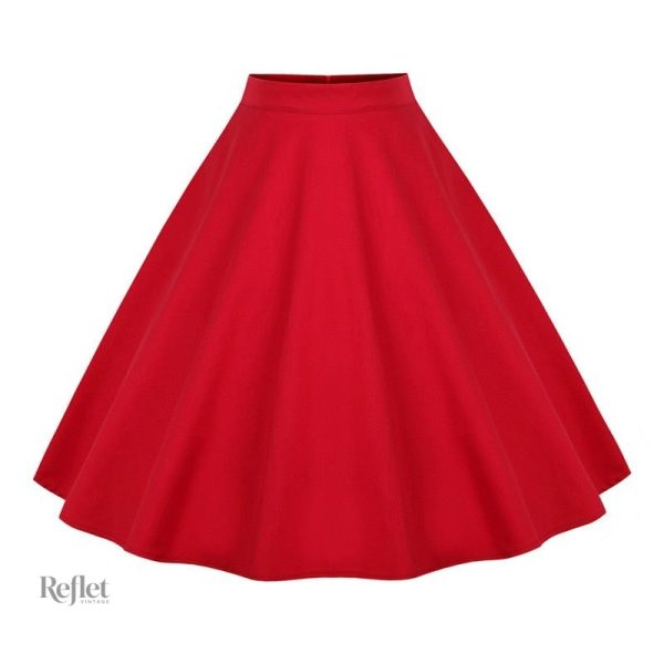 Jupe fluide année 50, parfaite pour les occasions