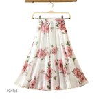 Jupe longue tendance vintage, esprit bohème