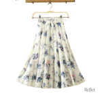 Jupe longue rétro, parfaite pour les looks estivaux
