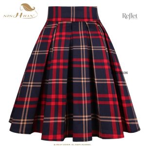 Jupe midi rétro pour un style classique