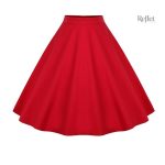 Jupe Vintage mi-longue élégante