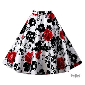 Jupe midi vintage style années 50