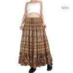 Jupe midi années 60 au style rétro élégant