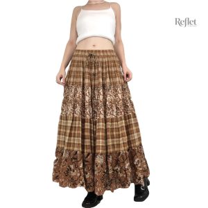 Jupe midi années 60 au style rétro élégant
