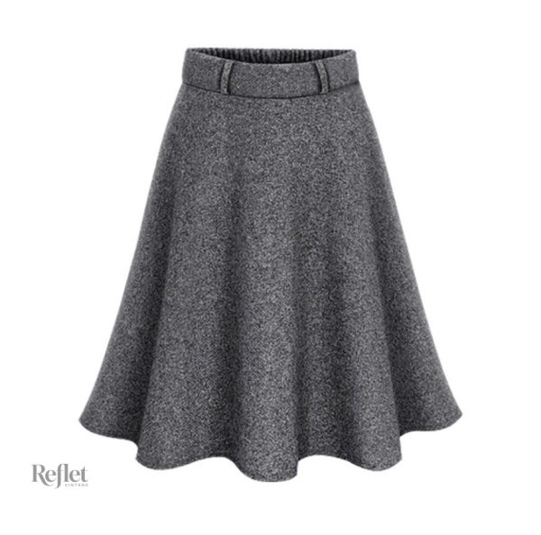 Jupe rétro noire, style années 50