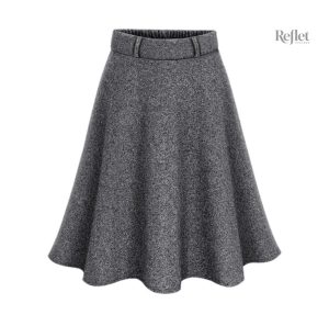Modèle de jupe noire inspiré des années 50